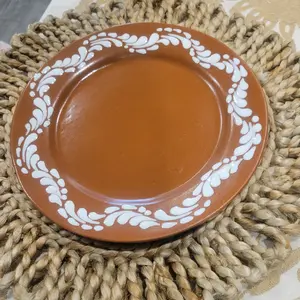 Round Clay Dinner Plate 9in