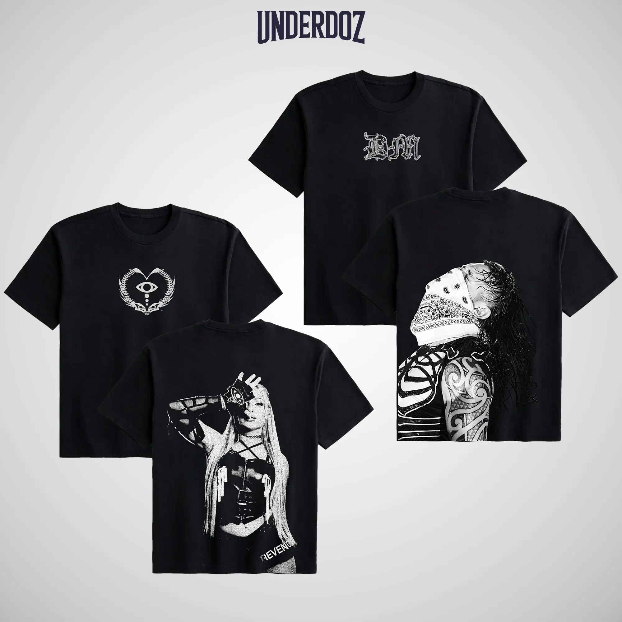 WWE Men's Liv Morgan & Dominik Mysterio Graphic Tshirt - Unisex Vintage Soft Cotton Fight Fans Apparel, Round Neck Short-Sleeve Casual Streetwear Tops, Cold-Wash Gift, Fabric, Fashion, Fitted Cut, Shortsleeve