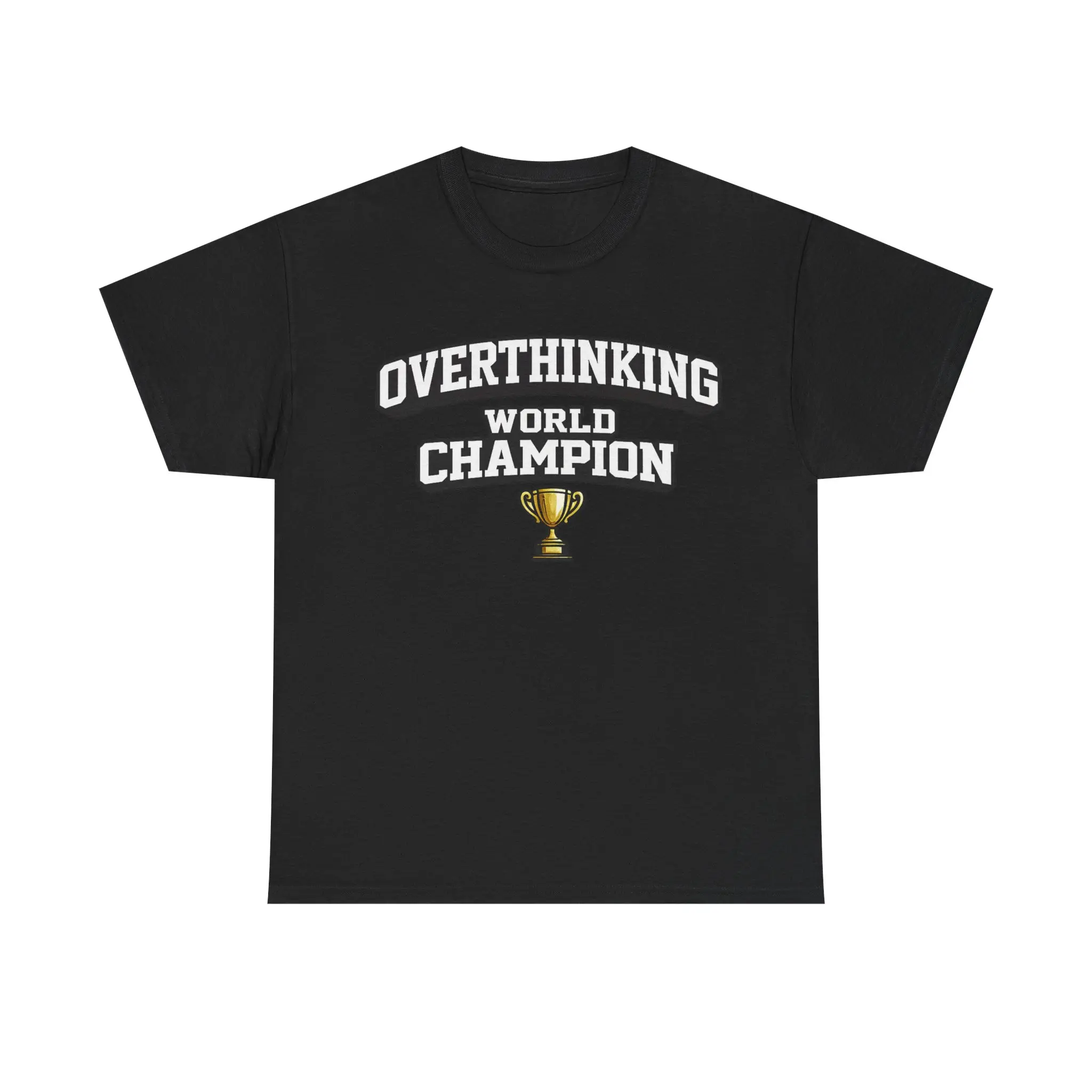 World Champion T-Shirt |   Trophy Illustration, Funny Text Tee