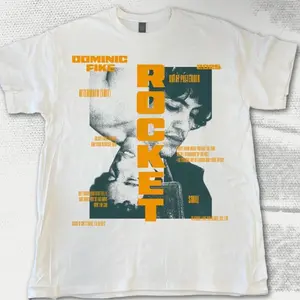 Dominic Fike Rocket Inspired Lyric Graphic Tee Bold Typography Shirt Unisex