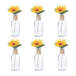 Rustic Sunflower Centerpiece Kit for 6 Tables - 12 Pc.