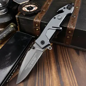 New Mf2 Folding Knife 5cr13mov Blade Aluminum Handle Outdoor Camping Survival Tool Edc Cutting Utility Tactical Knives