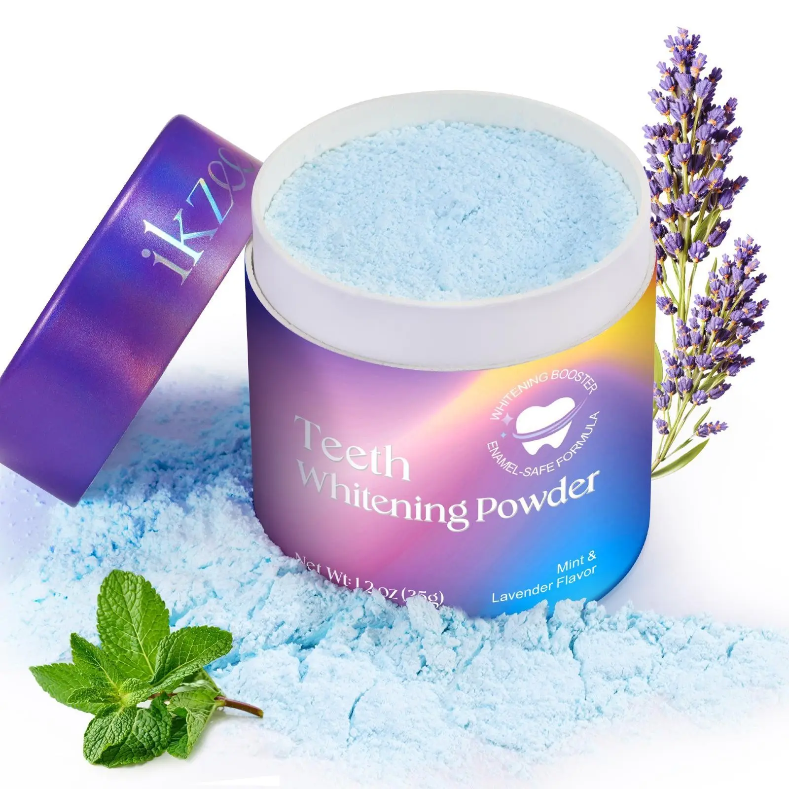 Ikzee Magic Whitening Tooth Powder 35g, Effective Teeth Whitening Solution, Natural Ingredients for Bright Smiles