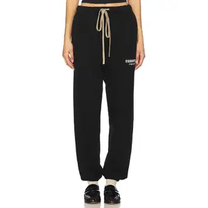 Fear of God ESSENTIALS Fleece Essential Sweatpant in Black Unisex