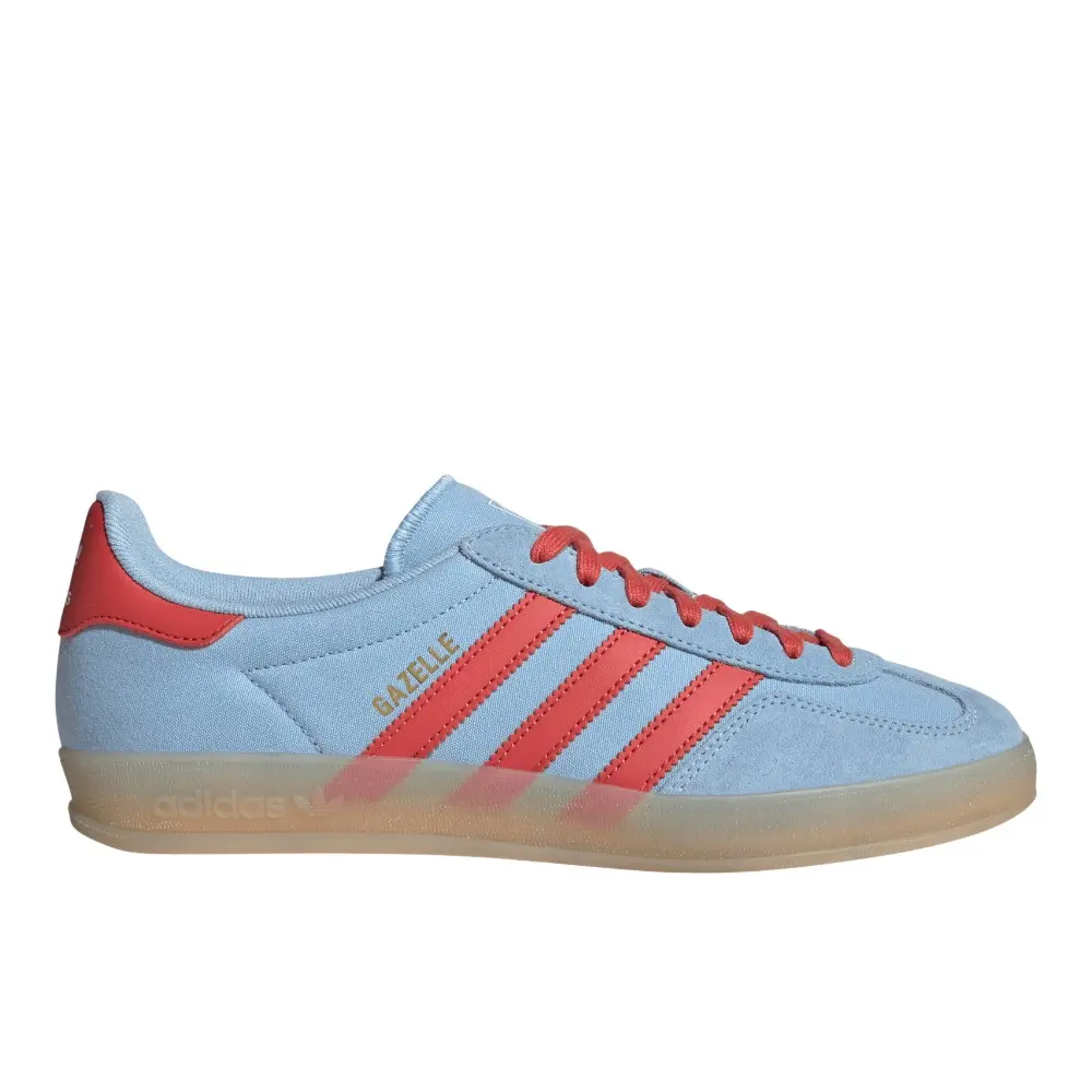 adidas Mens Gazelle Indoor Sneakers Shoes Casual - Blue