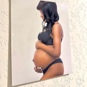 Custom Aluminum Photo Print Wall Art Gift High-Quality Waterproof Long-Lasting Vibrant Glossy Finish Perfect for Baby Photos Couples Memories