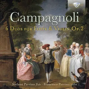 Campagnoli / Parrino - 6 Duos for Flute & Violin  [COMPACT DISC - CD]