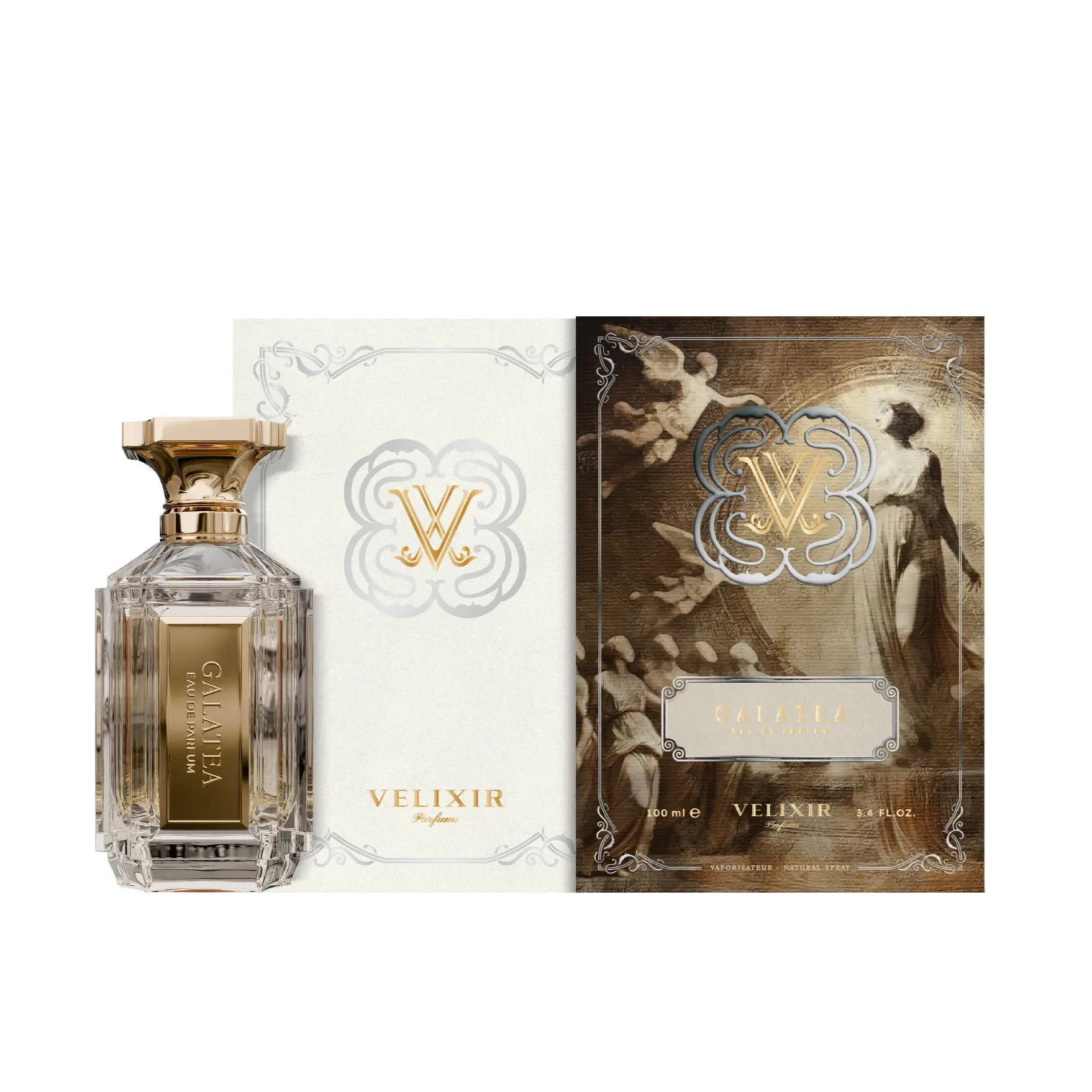 Velixir Galatea for Unisex Eau de Parfum Spray, 3.4 Ounce