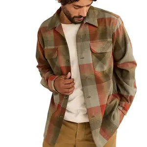 Board Shirt Tan/Red Plaid 24'
