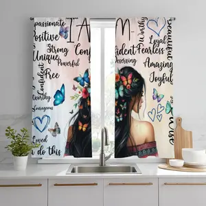 Polyester Rod Pocket Light Curtains – Easy-Hang, Semi-Transparent & Durable. Balances Light Filtering & Privacy for Bedroom, Living Room & Office.