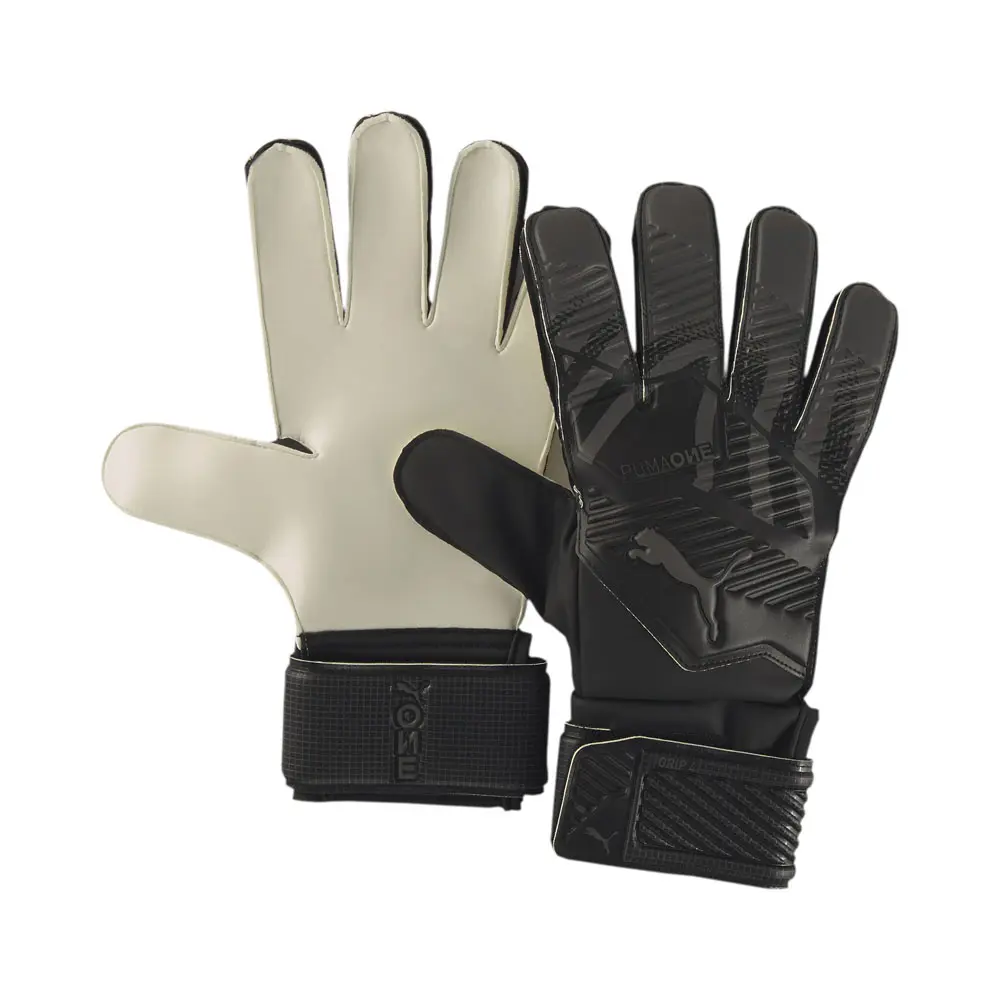 PUMA Mens One Grip 4 Rc Goalkeeper Gloves Soccer Cleats - Black PUMA Mens One Grip 4 Rc Goalkeeper Gloves Soccer Cleats - Black