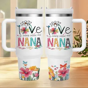 NaNa 40oz Tumbler With Lid And Straw Stainless Steel Insulated Water Bottle With Handle Keeps Cold 24 Hours Hot 12 Hours Portable Drinking Cups For Car Home Office Travel Accessories
