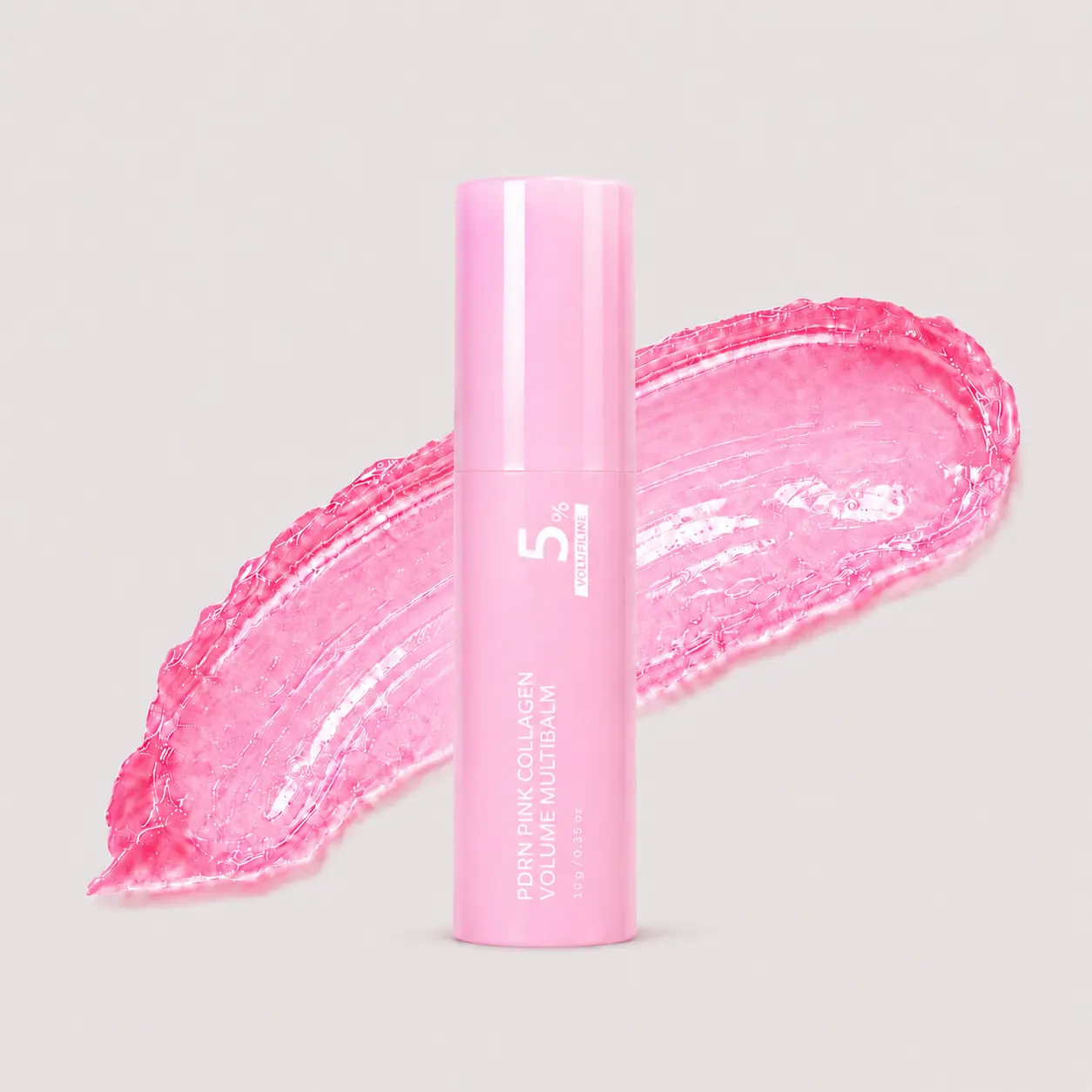 PDRN Pink Collagen Volume Multi Balm | All-in-One Volufiline, PDRN, NAD Stick for Youthful-Looking Skin, Helps Improve the Look of Fine Lines, Firming Care, Anti-Aging Care | For Under-Eyes, Neck, Forehead, Smile Lines, Lip Care