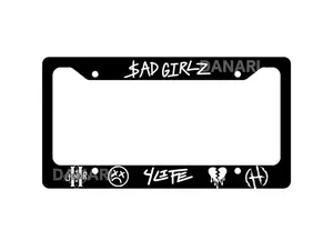 Sad Girlz 4 Life License Plate Frame, Sad Girlz 4 Life, License Plate Frame, Custom Car Accessories, Custom Plate Frame