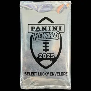 2025 Select Lucky Envelope Pack (3 cards #/8) - NFL Panini Collectible Sports Football Trading Cards