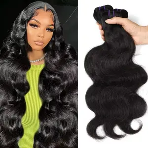 Human Hair Bundles Body Wave Human Hair Bundles Unprocessed Brazilian Virgin Weave Bundles Human Hair Extensions For Women