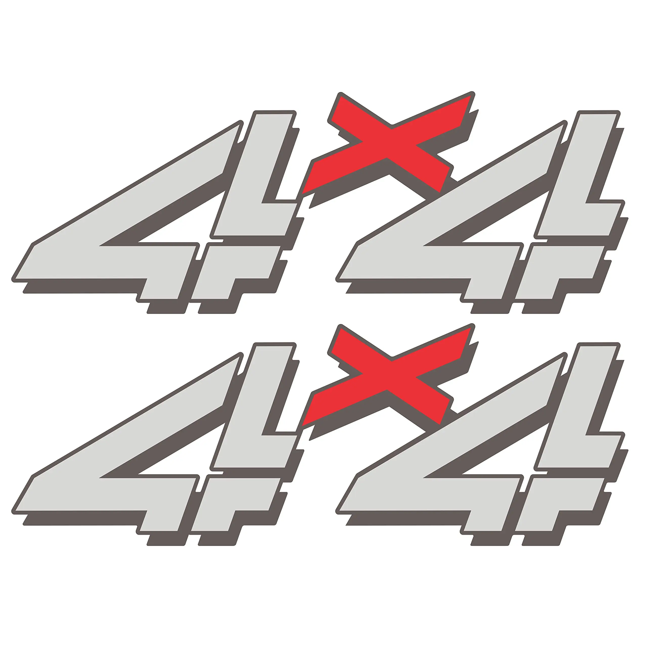 4x4 Decals For Chevy Silverado 1998-2007 Bed Side 1500 2500 Hd (die-cut (peel & Stick))