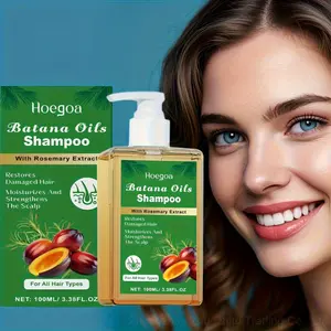 100ml Batana Rosemary Shampoo, Long-lasting Fragrance, Gentle Cleaning Hair Care Product for Spring, Summer, Autumn and Winter, Moisturizing and Hydrating, Hair and Scalp Shampoo, Makes Hair Smoother and Easier to Comb, Haircare