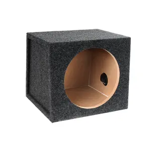 15 in Single Mid-Size Sealed Subwoofer Enclosure Precision CNC-Cut, Premium MDF Construction. Proudly USA Made.