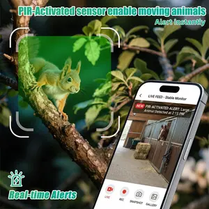 No WiFi Solar Camera 4G LTE Cellular Solar 4MP/3K Security Camera, No WiFi Required, Solar Cell Battary Powered Outdoor Camera, 360° View, AI Tracking,  Color Night Vision,  Built-in 4G SIM Card and SD Card