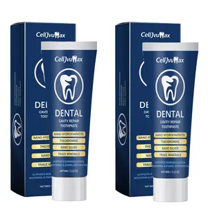 2 Hydroxyapatite toothpaste,repairs tooth enamel, whitens teeth, reduces stains,Refreshing taste,fluoride-free,gentle and non-irritating,Gentle formula for oral care