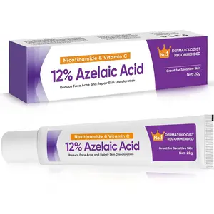 Azelaic Acid 12% Facial Serum,Skin Hyaluronic Acid and Niacinamide, Redness Relief, Fade