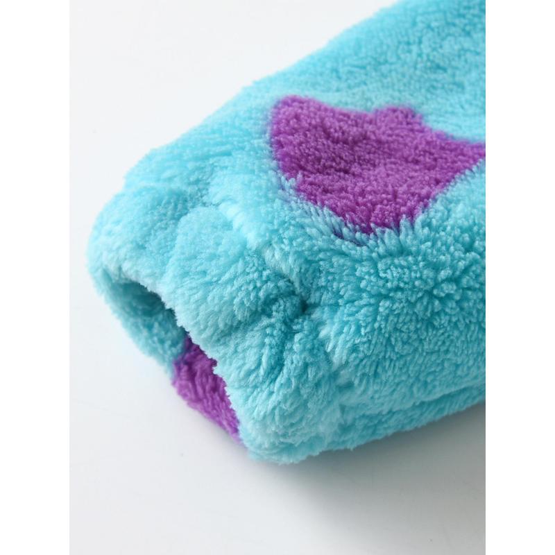 Infant Fleece Jumpsuit Cartoon Animal Horn Hooded Warm Thicken Winter Rompers Outwear Snowsuit for Baby Girls and Boys Baby  Costumes Cute Animal Outfit Funny Monster Costume Gifts