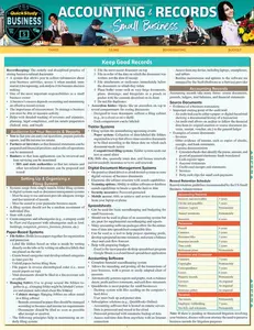 Accounting & Records for Small Business (Quickstudy: Business) 2019