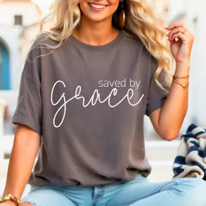 Saved By Grace DTF Transfers - THIS IS NOT A SHIRT