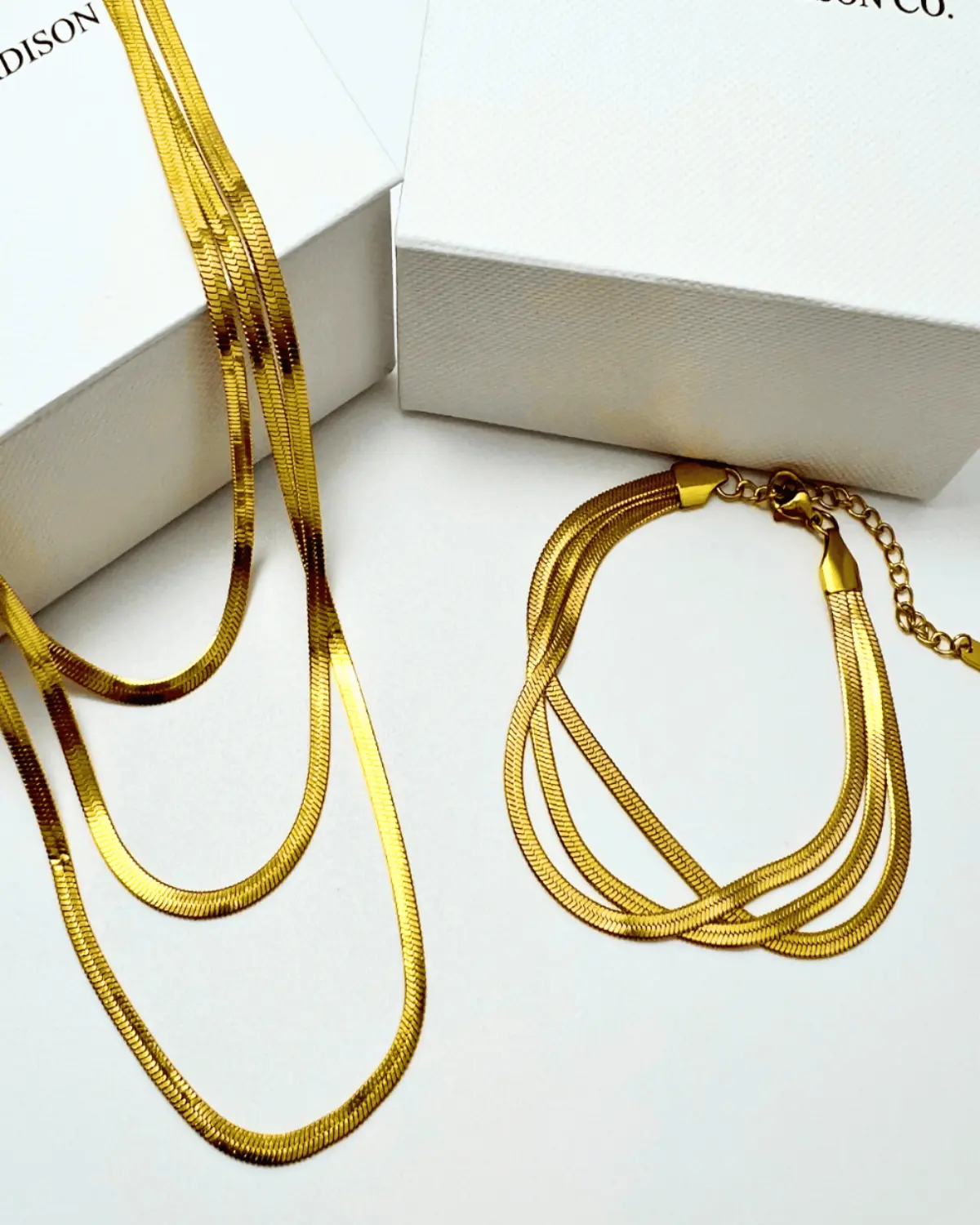 Best Layered Gold Chain Necklace Set Trends for Women, Lady, Wife, Mom | Women’s BEST Trending Trendy Layered Gold Chain Necklace Set Gift on Sale for Women, Lady, Mother, Wife | Mason & Madison Co.
