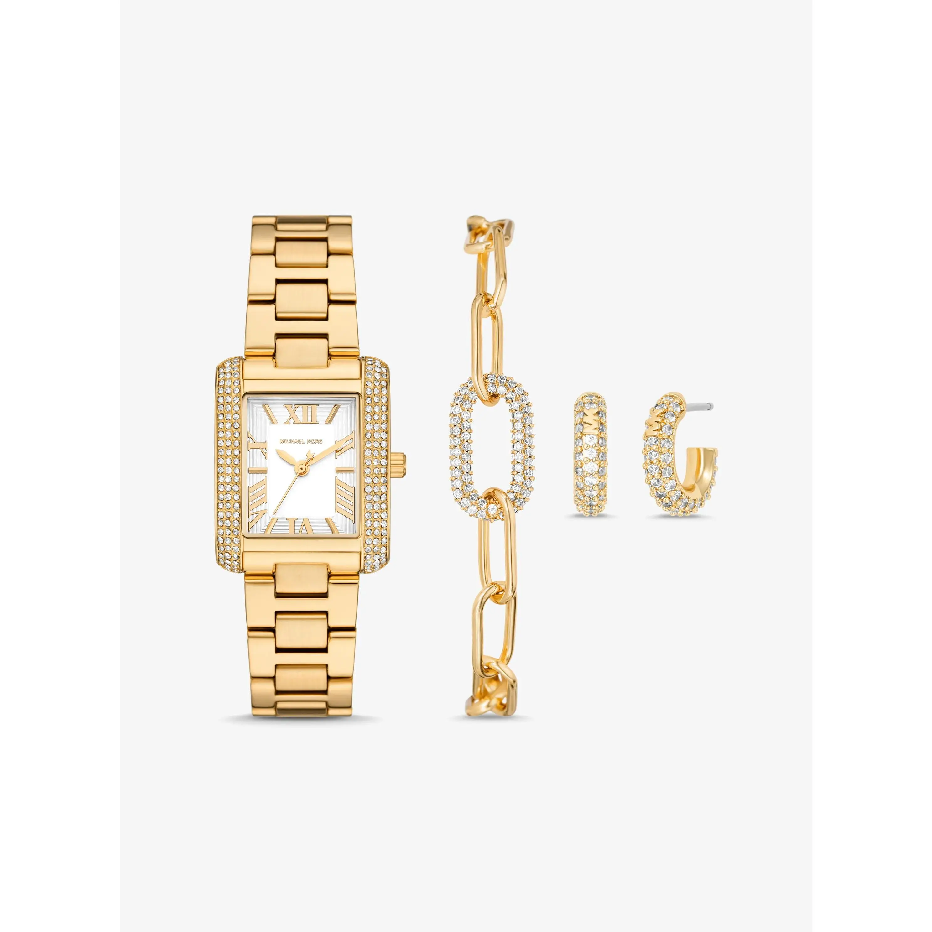 Petite Emery Gold-Tone Watch and Jewelry Gift Set