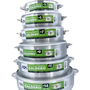 aluminium cooking  set pot  6 pcs