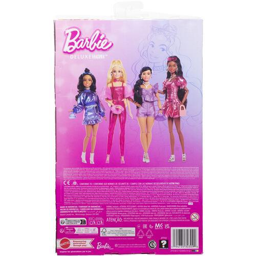 Mattel - Barbie Deluxe Style with Brown Hair in Metallic Blue Outfit  [Collectible Figurine/Statue/Bust] Paper Doll