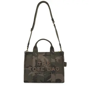 Marc Jacobs The Camo Jacquard Medium Tote Bag in Camo Multi
