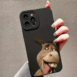 A phone case with a black angel eye design and dollar pattern, compatible with iPhone 17/16/15/14/13/12/11/X/XS/XS Max/16E/12/13 MINI series, is the perfect holiday gift for friends, family, or yourself.