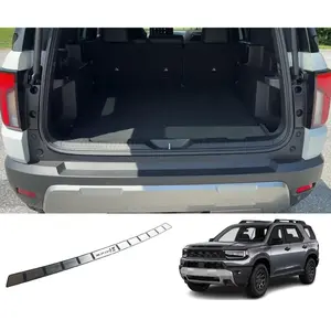 Car Stainless Steel Rear Bumper Protector for Honda Passport 2025 2026 Stainless Steel Exterior Footplate Cars Accessories Car Essentials Auto Parts Tailgate Trunk Sill Strip Back Door Protection Strip Scuff Plate