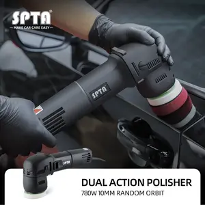 SPTA 780W Mini Orbital Polisher ,3 Inch 10mm Orbit Variable Speed Dual Action Car Polisher,Electric Car Beauty Polishing Machine For Car Detailing Polishing ,Waxing and Cleaning