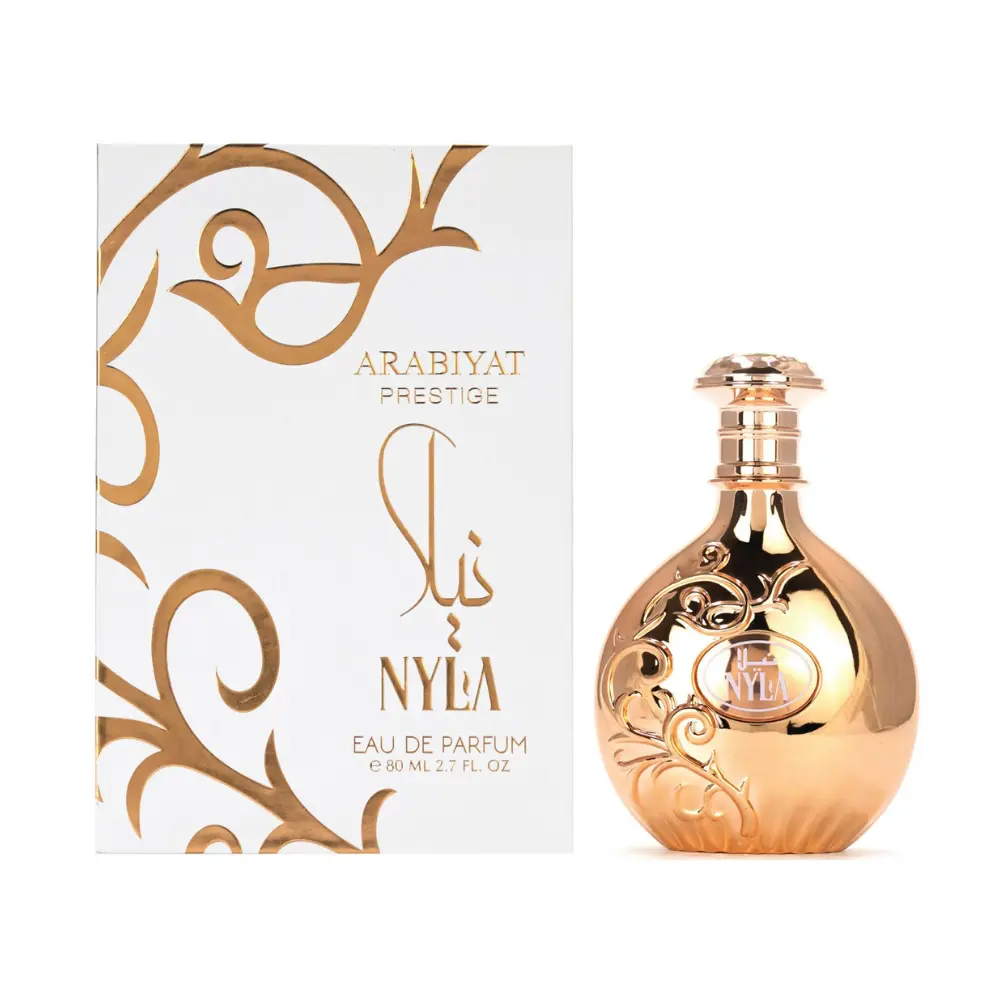 Arabiyat Prestige Nyla Eau De Parfum for Women 2.7 Oz | Coconut, Jasmine, White Musk, Floral Perfume Spray Arabiyat Prestige Nyla Eau De Parfum for Women 2.7 Oz | Coconut, Jasmine, White Musk, Floral Perfume Spray