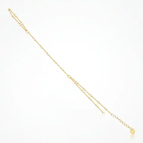 EVRY JEWELS Gold or Silver Plated Women's Hypoallergenic Bar Hand Chain