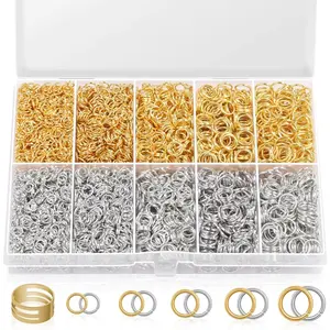 4600 count  and  Jump Rings with Open/Close Tools for  Making and Necklace Repair (Assorted Sizes)