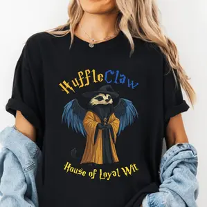 HuffleClaw Tshirt, Hogwarts Houses Shirt, Funny Wizard Tee, HP Bookish Fans Gift 425780