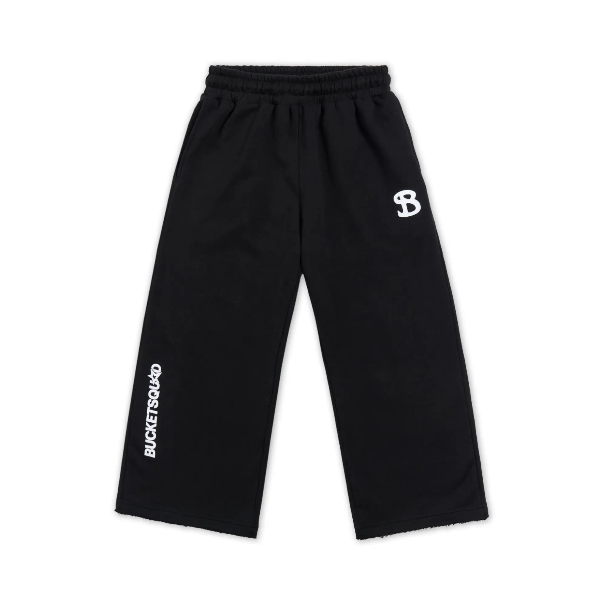 CORE CUTOFF SWEATPANTS - BLACK