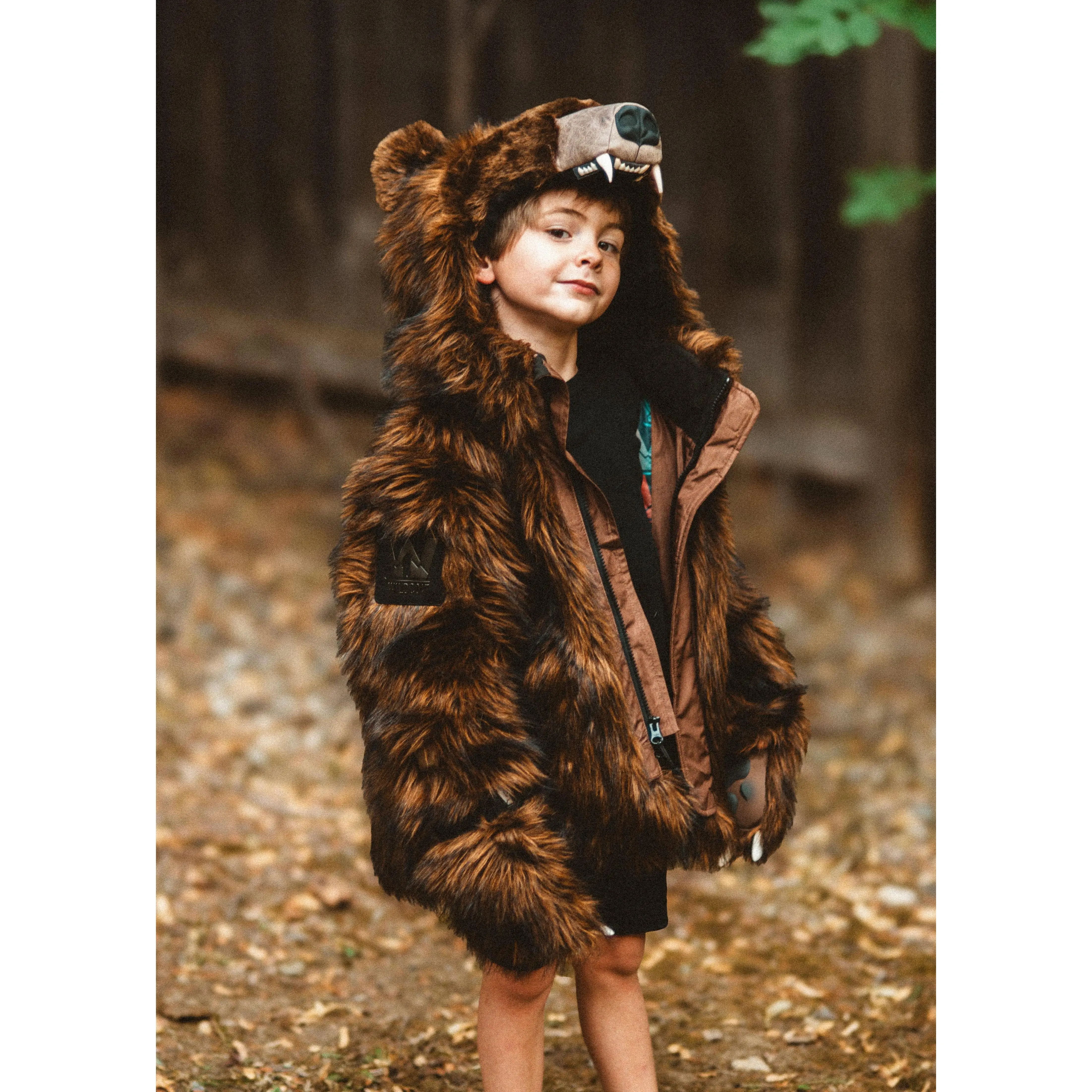 KIDS' GRIZZLY BEAR COAT, v6