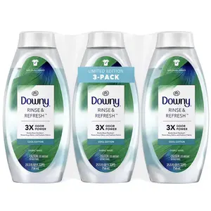 Downy Rinse & Refresh Laundry Odor Remover and Fabric Softener, 3 pk./25.5 fl. oz. - Cool Cotton