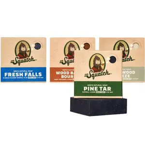 4-Pack Mixed Scents Natural Bar Soaps - Dr. Squatch 4-Pack Mixed Scents Natural Bar Soaps - Dr. Squatch