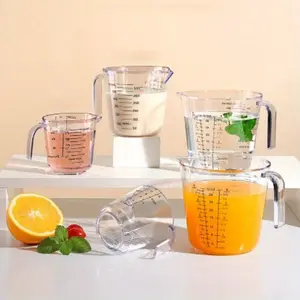 1pc Baking tools 150ml clear measuring cylinder PS scale thickened kitchen plastic measuring cup Juice drink cup Kitchen tools Baking tools measuring cup with scale Kitchen Measuring Utensils Kitchen Gadgets