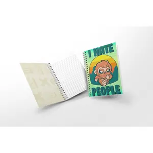 Soft Touch Mini Notebook - I Hate People