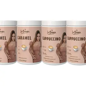 LA BRONCA 4 COFFEES BUNDLE 2 CARAMEL 2 CAPUCCINO 500 GRAMOS