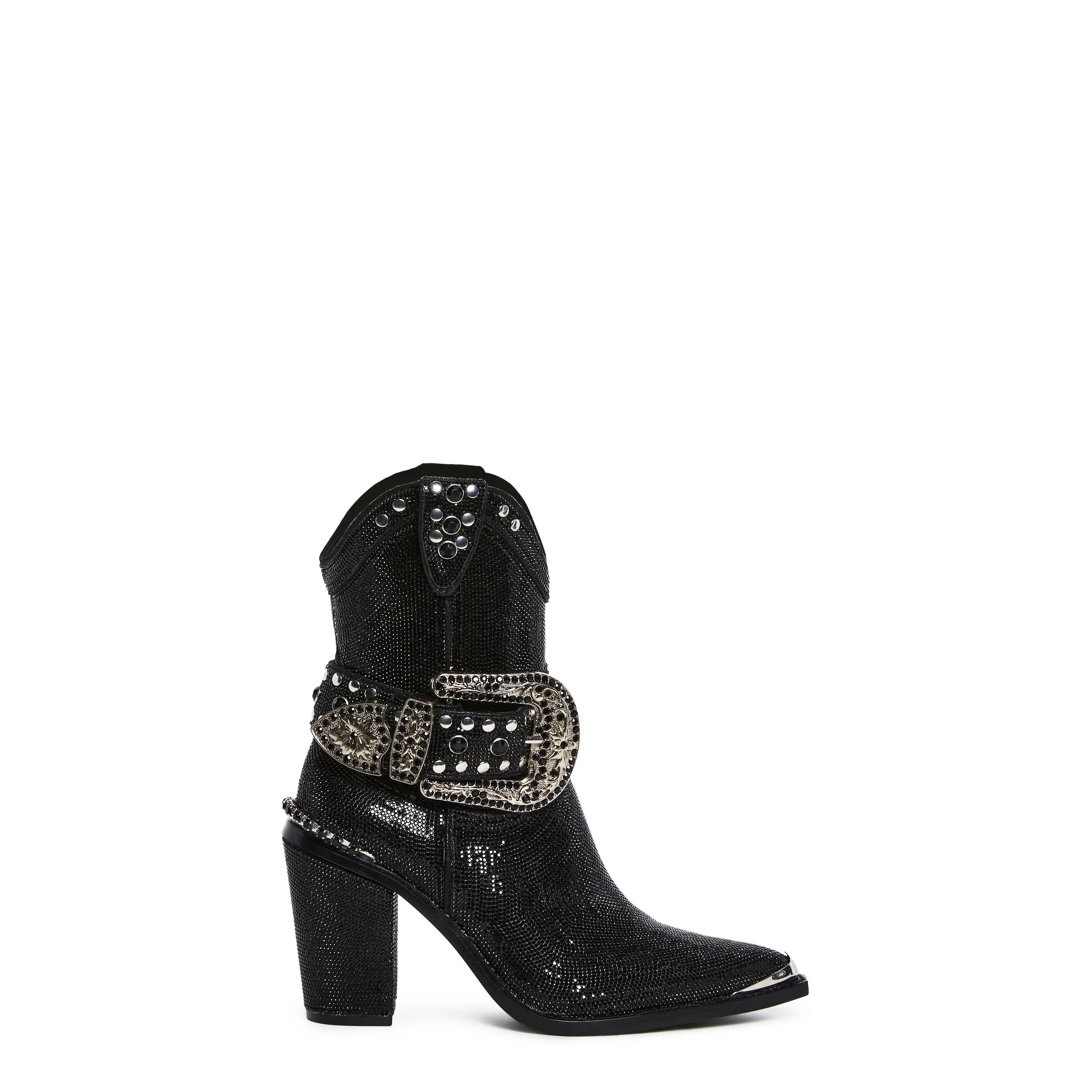 Sharp Sheriff Shine Cowboy Boots - Black Sharp Sheriff Shine Cowboy Boots - Black