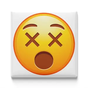 Dizzy Face Emoji Magnet